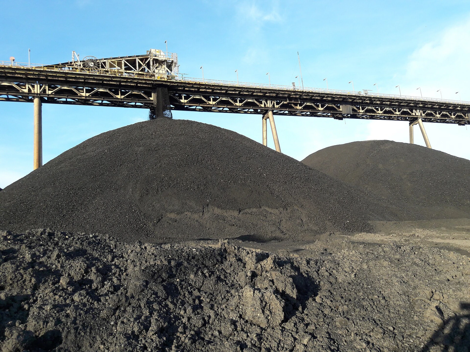 Coal mine stockpile