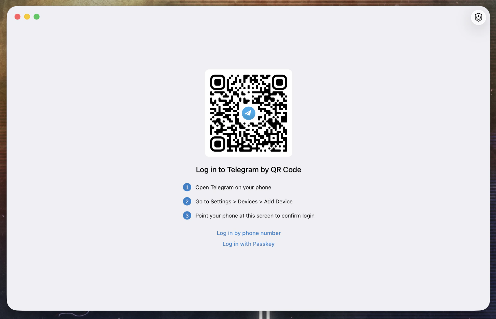 Buka <span class='em'>Telegram</span> di laptop